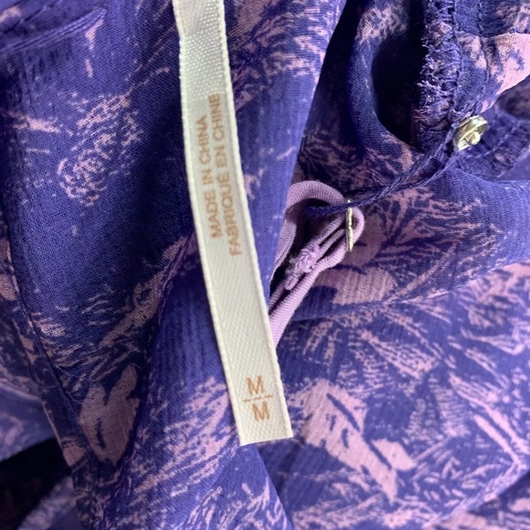 Free People Medium Mini Dress Tunic Ruffles NWT - Picture 9 of 12